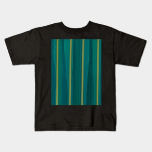 Abstract color curtain in vegetative colors Kids T-Shirt